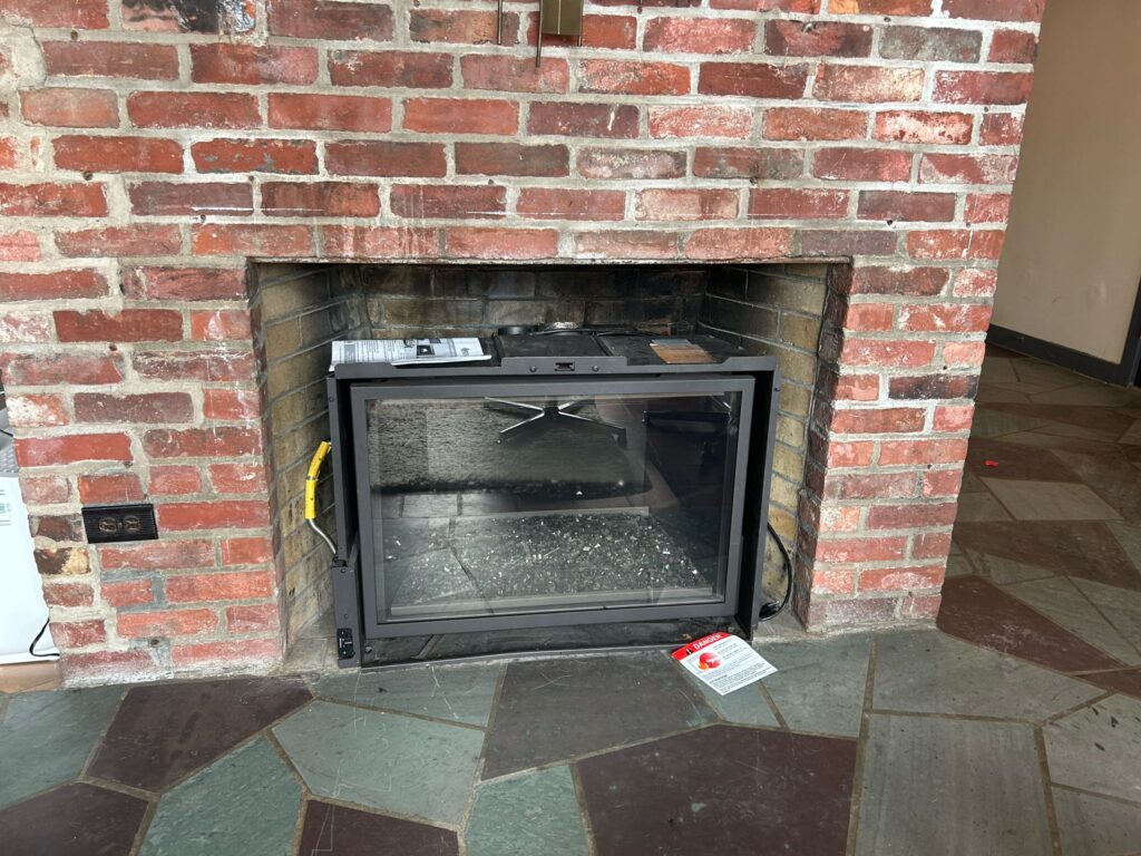 Gas Fireplace installation