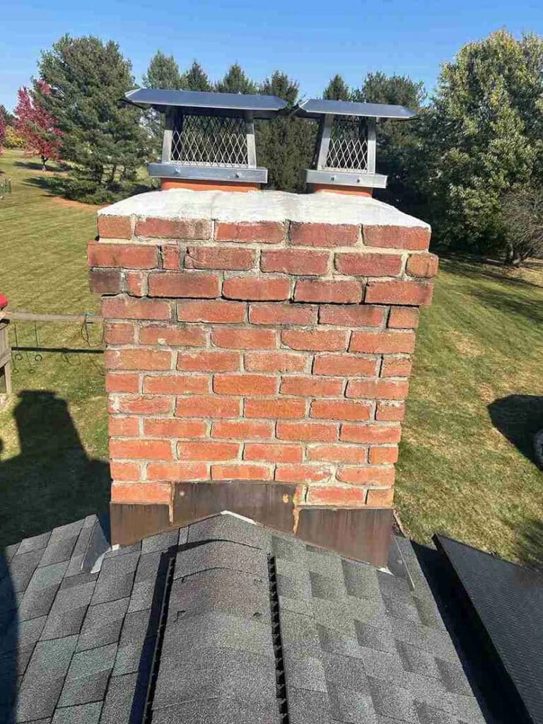chimney flashing repair